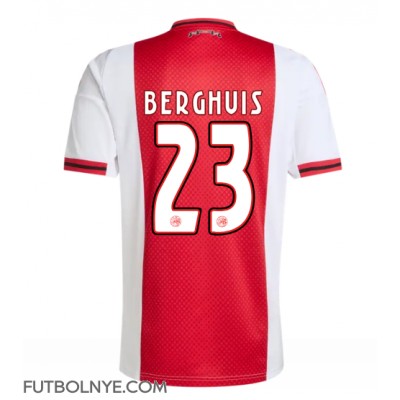 Camiseta Ajax Steven Berghuis #23 Primera Equipación 2025-26 manga corta Camiseta Ajax Steven Berghuis #23 Primera Equipación 2025-26 manga corta